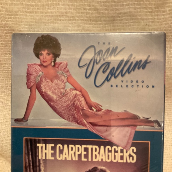 The Carpetbaggers VHS Tape Harold Robbins Blockbuster Video READ - Picture 7 of 10